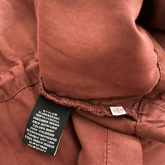 Sanctuary Rust Roll Tab Waterfall Trench Jacket - Picture 9 of 11